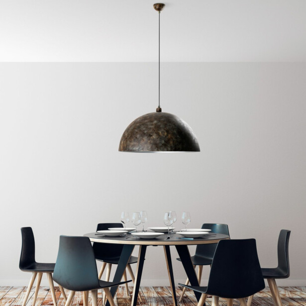 Riippuvalaisin Linento Lighting KURE RETRO, Ø60cm, tummanruskea