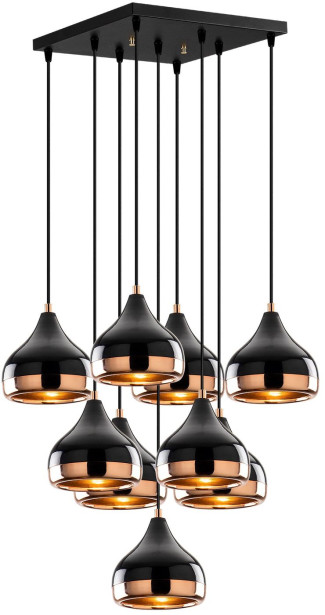 Kattovalaisin Linento Lighting Mint, 9-osainen, musta