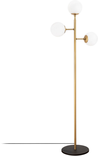 Lattiavalaisin Linento Lighting Atmaca, 163cm, 3-osainen, kulta