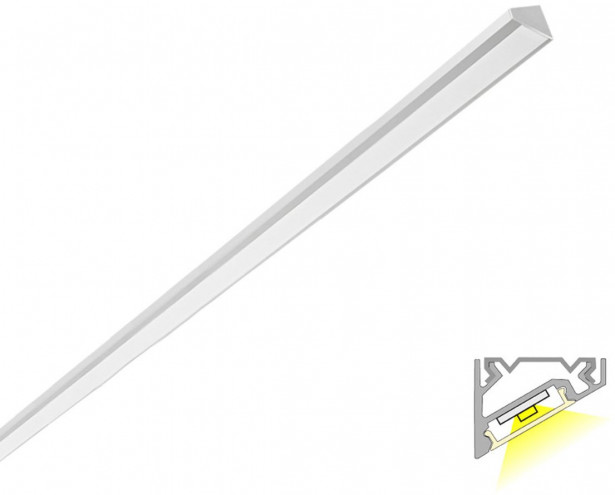 LED-profiili Limente LED-LUXOR 40 COM, 4000K, 45W, alumiini, 4m