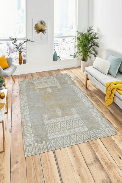 Matto Linento Alannis 100x200cm harmaa/beige