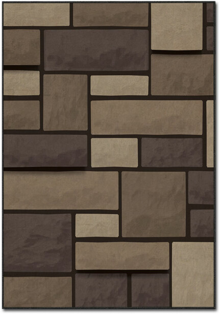 Matto Linento Asra 160x230cm ruskea