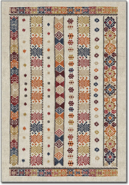 Matto Linento Asirina 180x280cm punainen