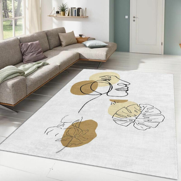 Käytävämatto Linento Alho Uni 80x140cm ruskea