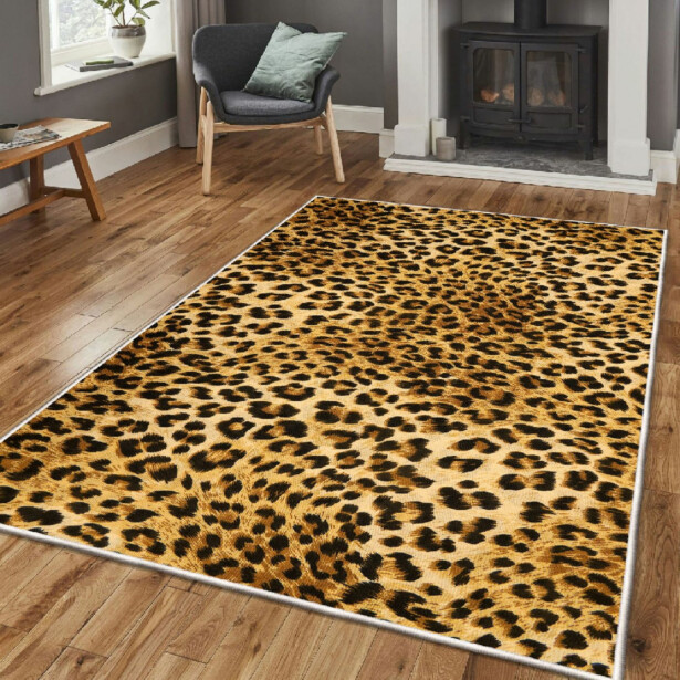 Matto Linento Els Leppo 180x280cm ruskea/keltainen