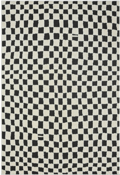 Käytävämatto Linento Jung 7185 80x150cm mustavalkoinen