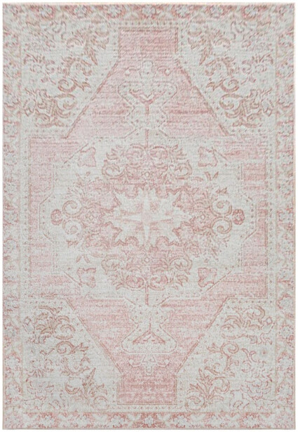 Matto Linento Woopamuk Orion 160x230cm kermanvalkoinen/vaaleanpunainen