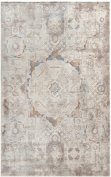 Käytävämatto Linento Paradise M0131 80x300cm beige/sininen