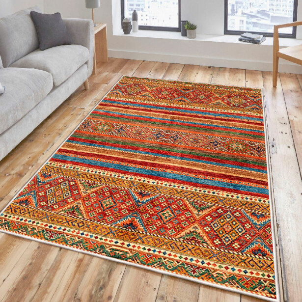 Matto Linento Woosonil Eljas 50x80cm punainen/oranssi