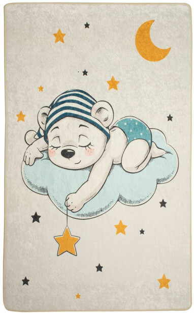 Lastenhuoneen matto Linento Sleep 140x190cm luonnonvalkoinen