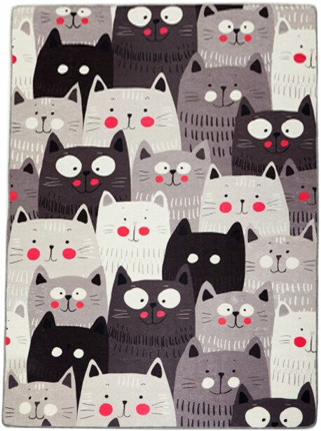 Lastenhuoneen käytävämatto matto Linento Cats 8 80x150cm