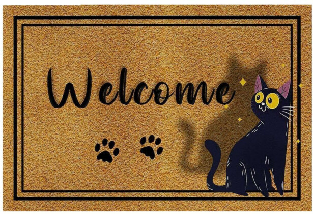 Kynnysmatto Linento Confus Chat 60x40cm ruskea
