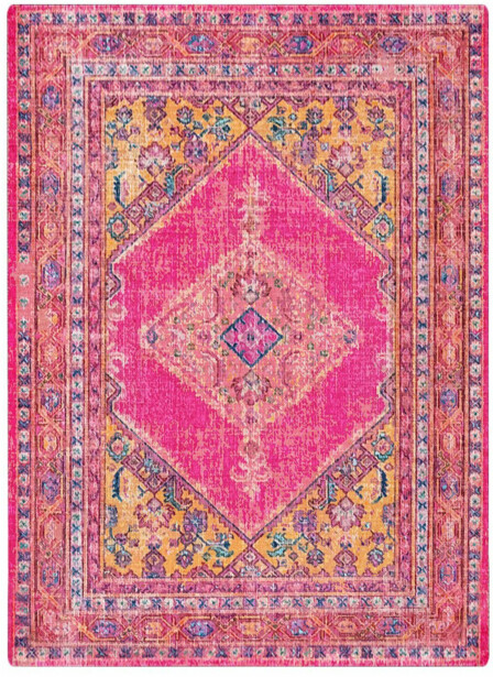 Matto Linento Sonrisa 140x190cm pinkki