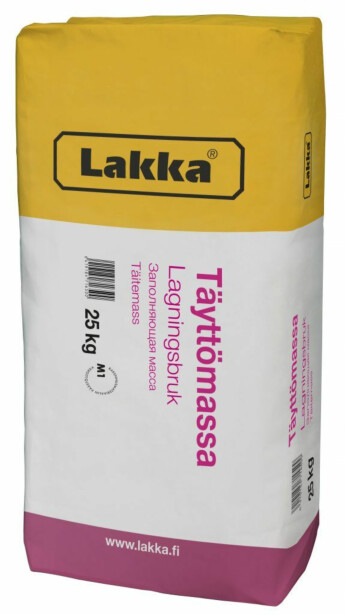 Täyttömassa Lakka, 25kg