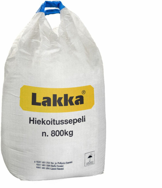 Hiekoitussepeli Lakka, 800kg, 3-6mm