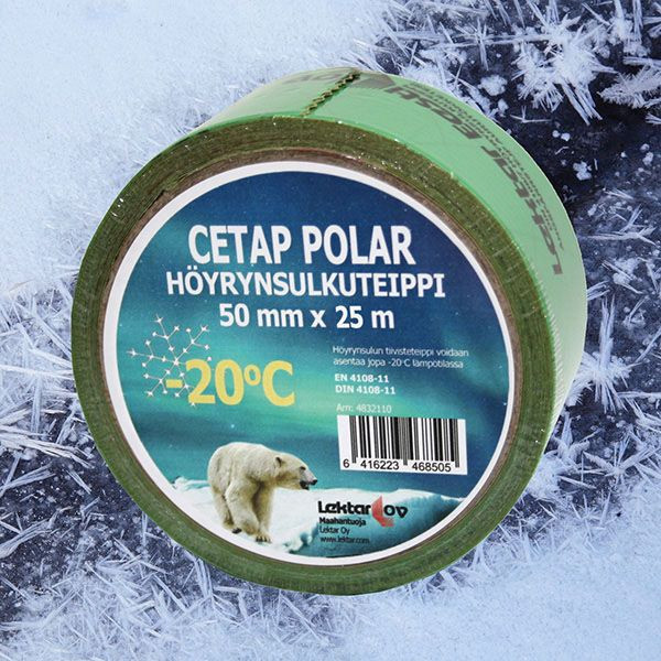 Höyrynsulun tiivistysteippi Cetap Polar 50 mm x 25 m/rll