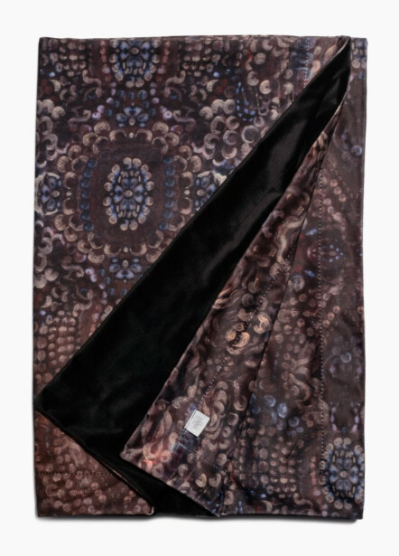 Torkkupeitto Lennol Roma, 125x170cm, monivärinen, musta Melanie-vuori