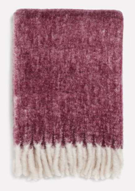 Torkkupeitto Lennol Ella, 130x170cm, fuksia