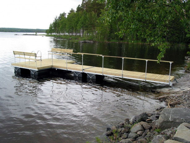 Laiturikaiteen saranalauta Luoman Rentukka