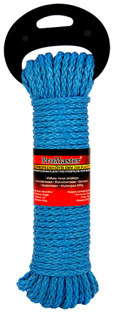 Köysi ProMaster PP 6 mm, punottu 25 m