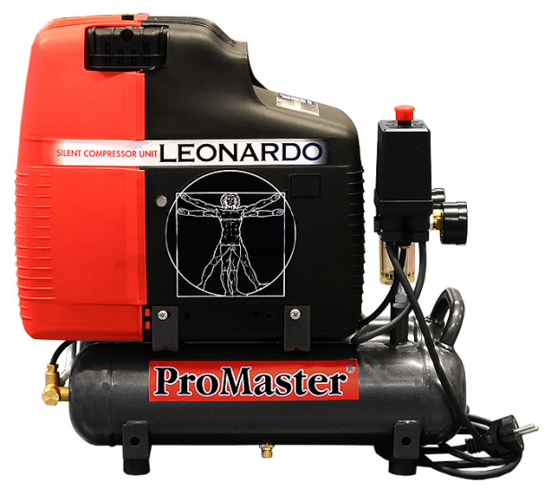 Kompressori ProMaster Leonardo, 2X3L/105L/1HP/230V