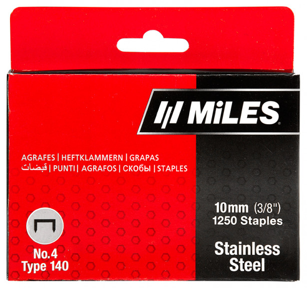 Sinkilä Miles, No.4, 10mm, 1250kpl, rst