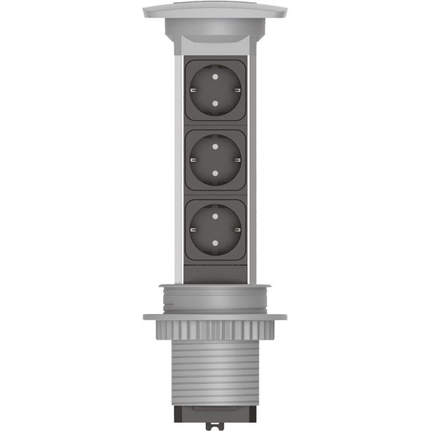 Tornipistorasia Limente Tower-3 16 A 230 V IP54 111x111x326 mm 3-osainen alumiini