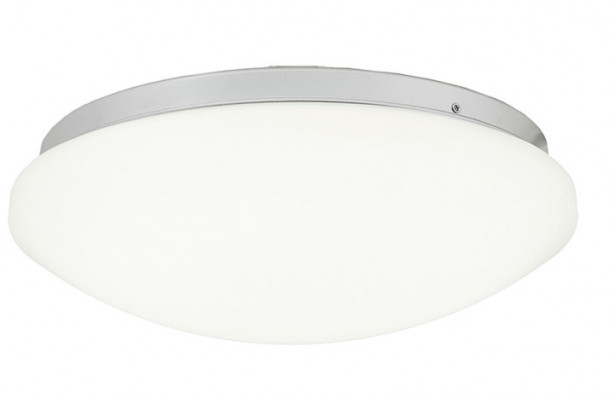 LED-tunnistinvalaisin Limente Kaste, 17W, 4000K, 1200lm, Ø 295x110mm, valkoinen