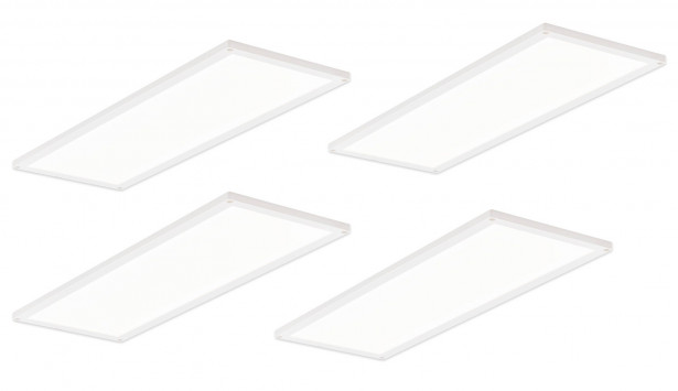 LED-kalustevalaisinsetti Limente LED-Flat 22, 4x7.6W, valkoinen