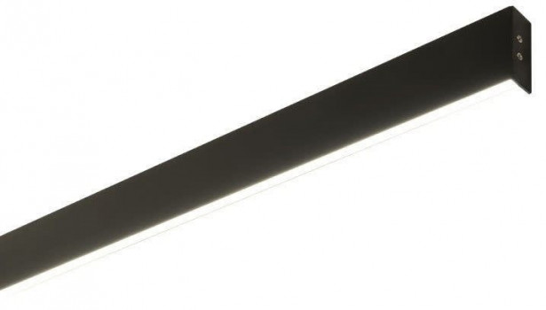 LED-profiili Limente LED-Duo 40, 4000K, 4m, 48W, musta