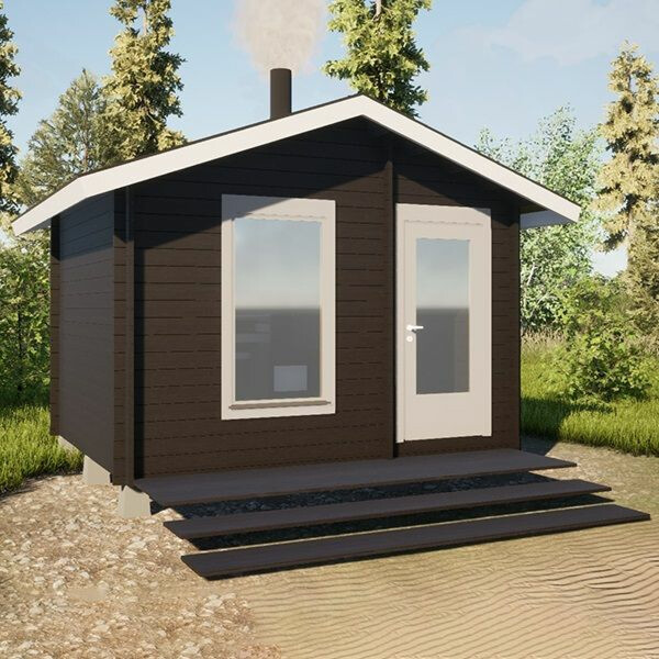 Pihasauna LP Garden Pallas, 11m², harjakatto