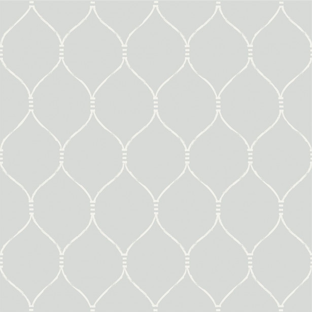 Tapetti Littlephant Espalier, vaaleansininen