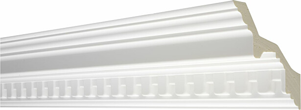 Kattolista Lundbergs Ornella 115x2000mm valkoinen