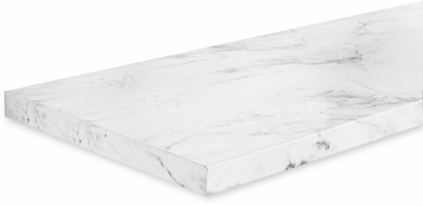 Ikkunalauta/hylly Lundbergs Leah marmori valkoinen eri kokoja