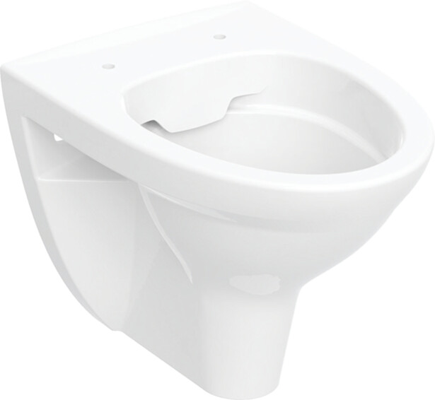 Seinä-WC-istuin IDO Glow Classic Rimfree, huuhtelukaulukseton, 49,5 cm, valkoinen