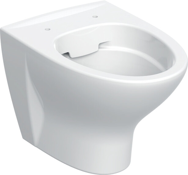 Seinä-WC-istuin IDO Glow Style Rimfree, huuhtelukaulukseton, 50,5 cm, valkoinen