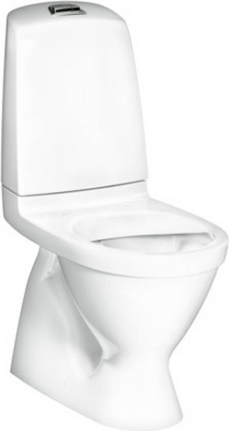 WC-istuin Gustavsberg Nautic 1500, Hygienic Flush kaksoishuuhtelu, kanneton, piilo S-lukko