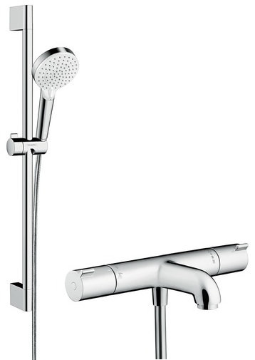 Suihkusetti ammehanalla, Hansgrohe Crometta Vario EcoSmart / Ecostat 1001 CL Nordic, (27827400)