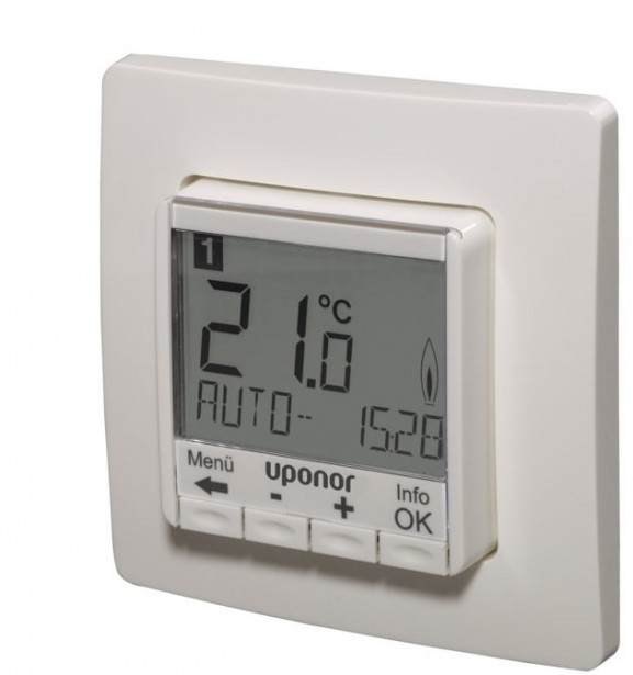 Lattiatermostaattisetti Uponor Comfort E T-87IF, 230 V, digitaaliohjauksella