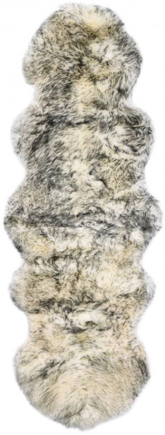 Lampaannahkamatto 60x180 cm tummanharmaa melange_1