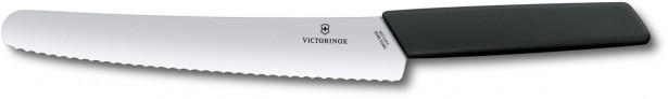 Leipäveitsi Victorinox Swiss Modern 22cm sahalaita musta