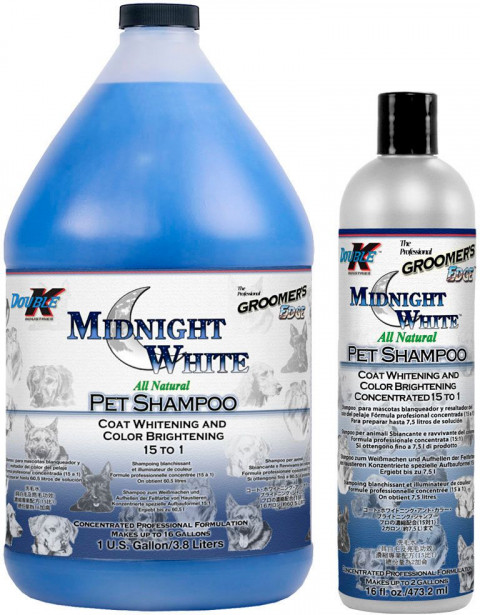 Lemmikkishampoo Groomer s Edge Midnight White 3 8 l