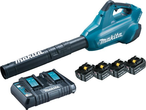 Akkulehtipuhallin Makita LXT DUB362PT4, 2x18V, 4x5.0Ah akuilla