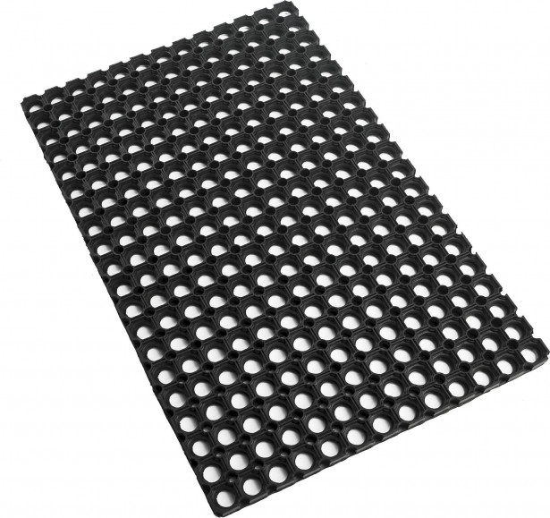 Rengasmatto Domino 50x80cm, musta