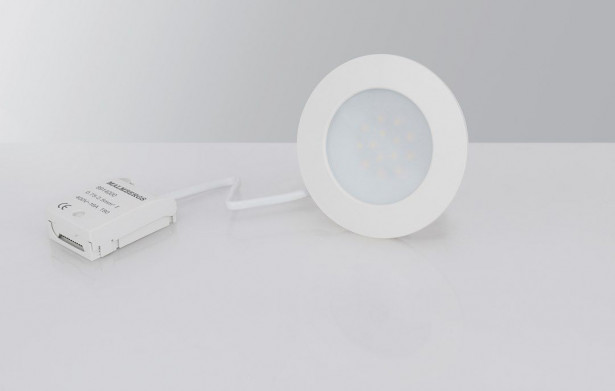 LED-alasvalo Malmbergs MD-232 10W, IP44, valkoinen