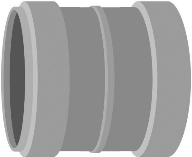 Viemärin kaksoismuhvi Meltex, HT, Ø32 mm