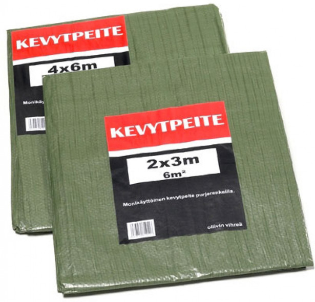 Kevytpeite 5x7m, (35m²), 100 g/m², (vihreä)