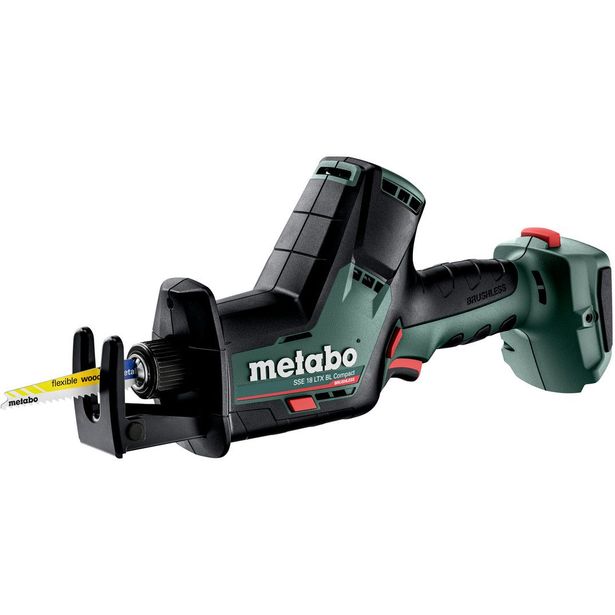 Akkupuukkosaha Metabo SSE 18 LTX BL Compact, 18V, ilman akkua