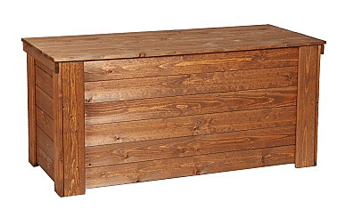 Säilytysarkku Miljöökoriste, 57x61x130cm, ruskea, Verkkokaupan poistotuote