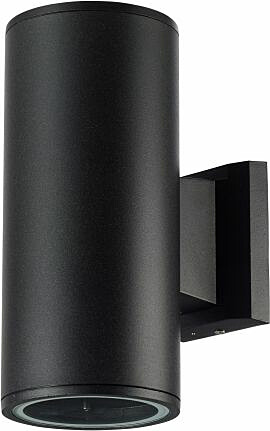 Julkisivuvalaisin M-Light Pillar Duo ylös/alas, 120mm, musta